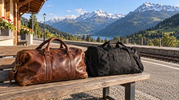 Comparing durability: leather duffle bags vs nylon options